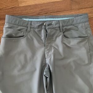 Footjoy Grey 5 Pocket Pants Athletic Fit 34x34